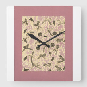 Horloge murale Carré des vaches flottantes