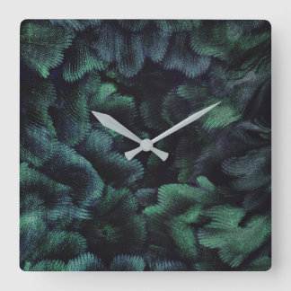 Horloge murale carrée Faerie Forest