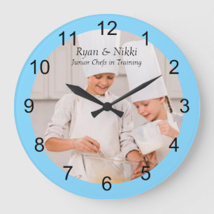 Horloge murale Chefs en formation