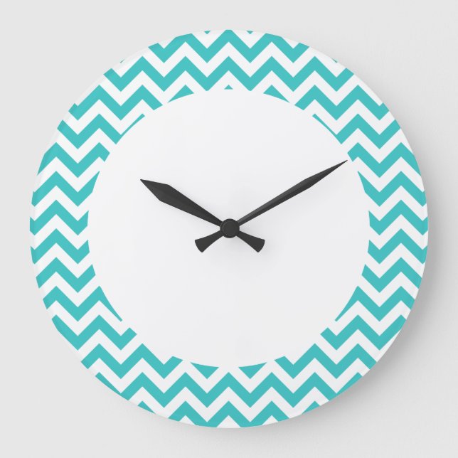 Horloge murale Chevron tendance (Recto)