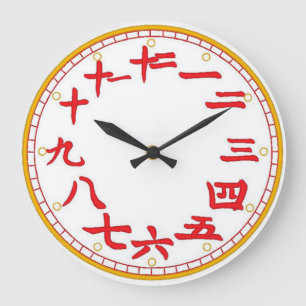 Horloge murale chinoise