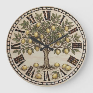 Horloge murale - Citronnier