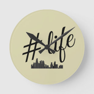 Horloge murale City Life – Design moderne urbain