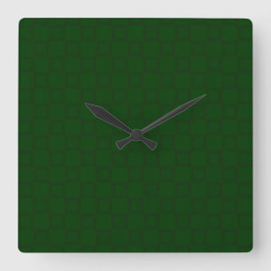 Horloge murale classique vert foncé