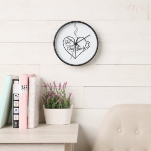 Horloge murale Cœur Café - Cuisine minimaliste