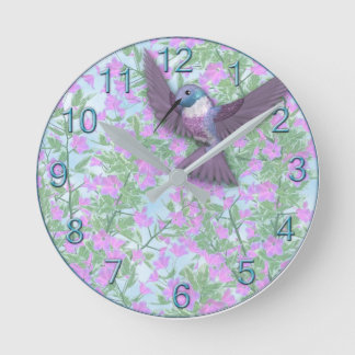 Horloge murale colibri