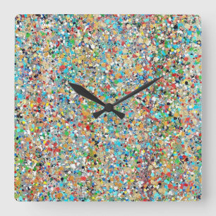 Horloge murale Confetti