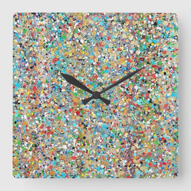 Horloge murale Confetti (Recto)