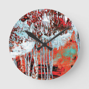 Horloge murale – Corrosion Pulse