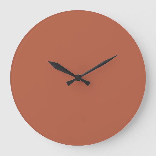 Horloge murale couleur solide - Bronze en terre cu (Recto)