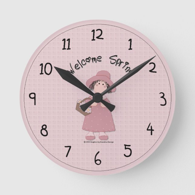 Horloge murale Country Spring (Recto)