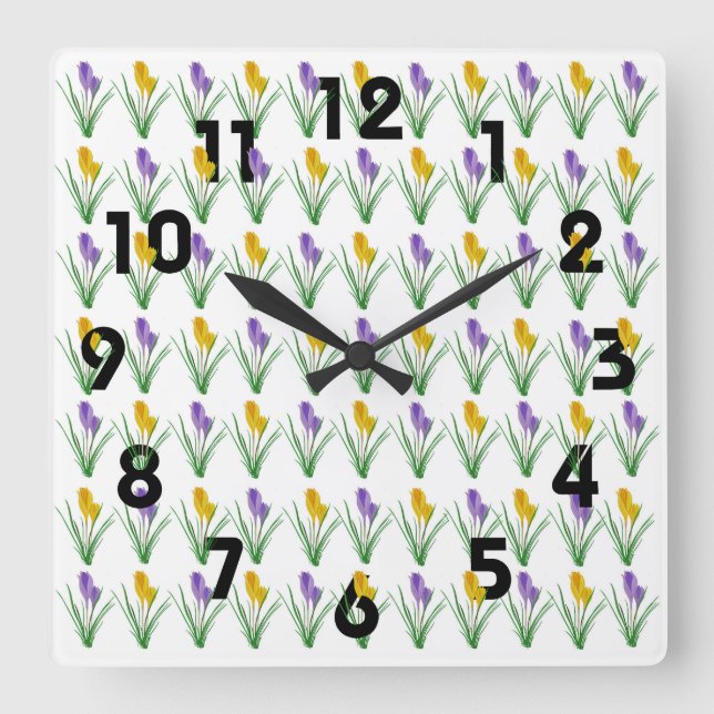 Horloge murale Crocus (Recto)