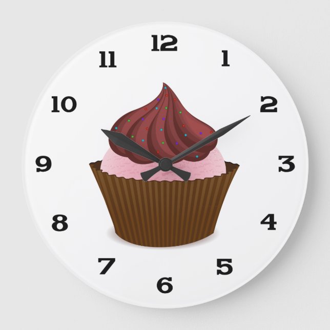 Horloge murale Cupcake (Recto)