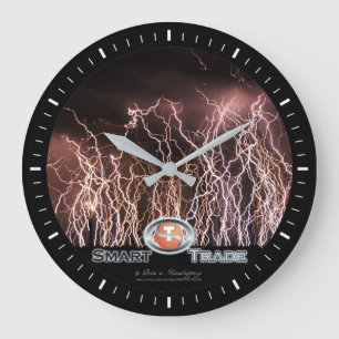 Horloge murale d'acrylique d'affaires de boulons