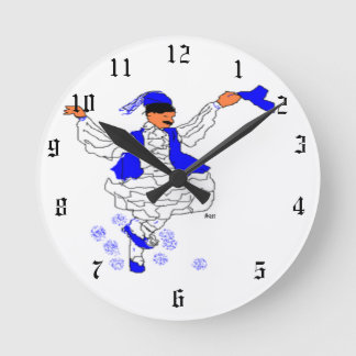 Horloge murale : Danse grecque de l'Evzone