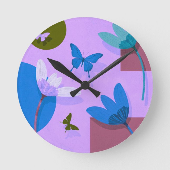 Horloge murale d'art coloré (Recto)