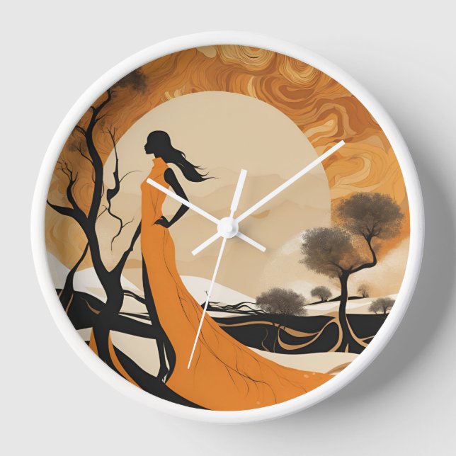 Horloge murale d'automne (Recto)