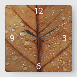 Horloge murale d'automne