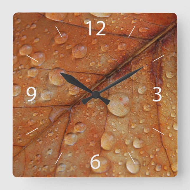Horloge murale d'automne (Recto)