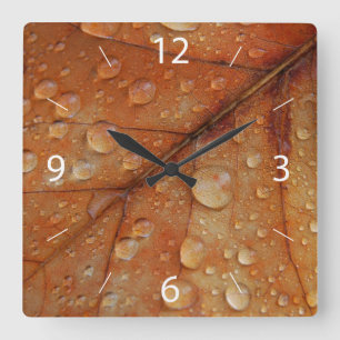 Horloge murale d'automne
