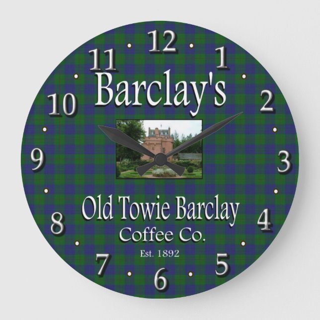 Horloge murale de Barclay's Old Towie Barclay Coff (Recto)