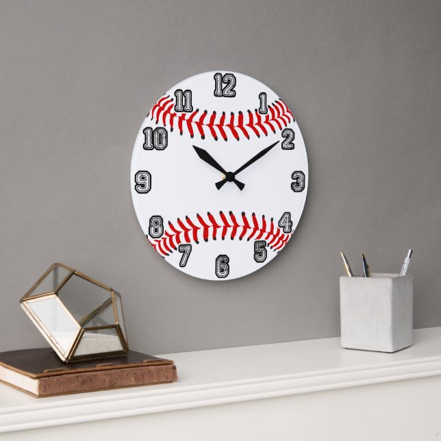 Horloge murale de baseball (Bureau)