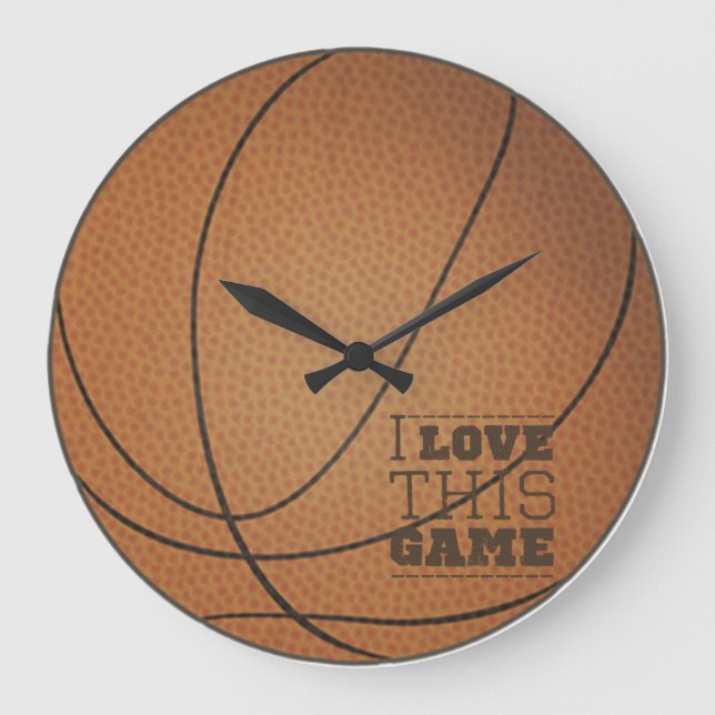 Horloge murale de basketball (Recto)
