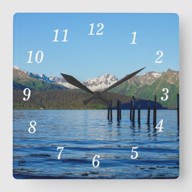 Horloge murale de beauté à l'étain (Recto)
