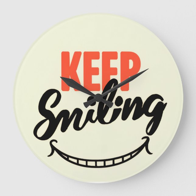 Horloge murale de beauté intemporelle (Recto)