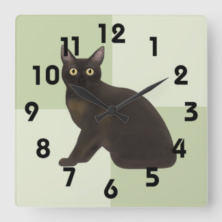 Horloge murale de chats birmans