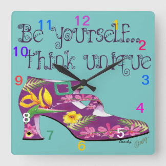 Horloge murale de chaussures