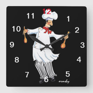 Horloge murale de chef