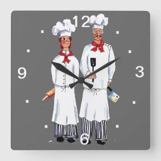 Horloge murale de chefs