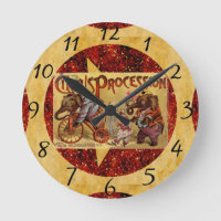 Horloge murale de cirque