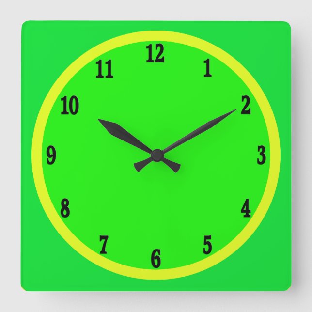 Horloge murale de citron et citron (Recto)