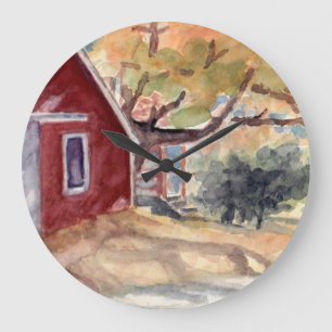 Horloge murale de concepteur - Grand art américain