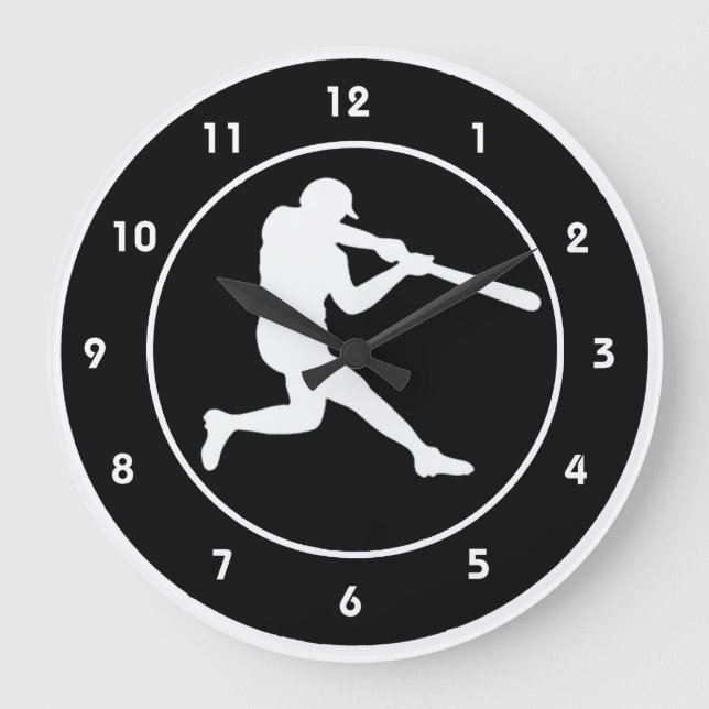 Horloge murale de conception de base-ball (Recto)