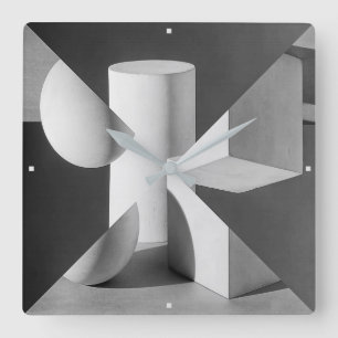 Horloge murale de conception de cube