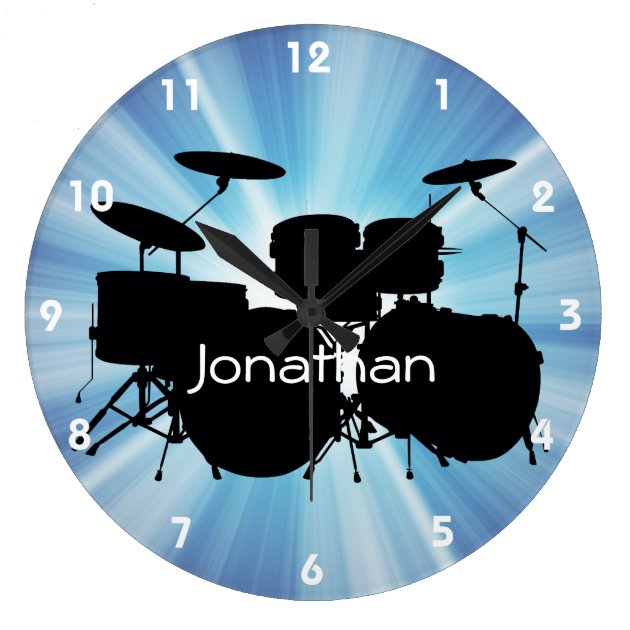 Kit de tambour Horloge murale peut être personnalisé 