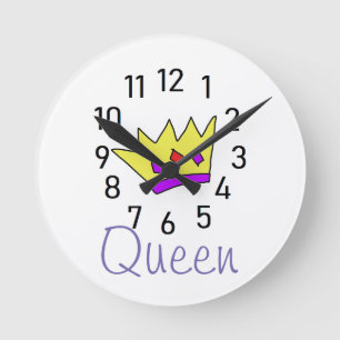 horloge murale de corona queen