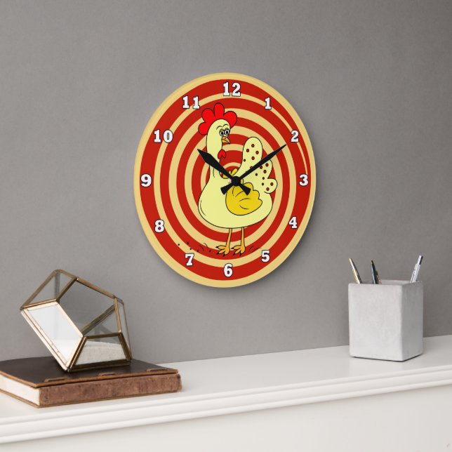 Horloge murale de cuisine de poulet (Bureau)