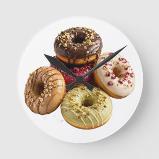 Horloge murale de cuisine Donuts Gourmet | Boulang