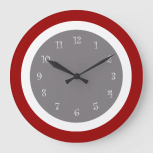 Horloge murale de cuisine moderne