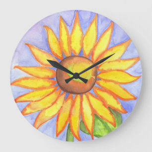 Horloge murale de cuisine Tournesol Country
