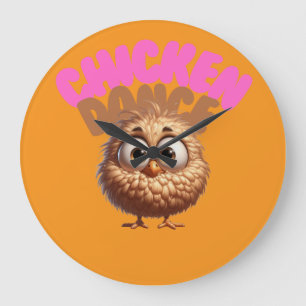 Horloge murale de danse de poulet