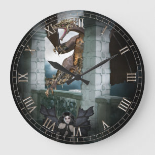 Horloge murale de Dark Angel et Dragon Vignette