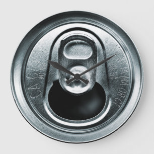 Horloge murale de dessus de boîte en aluminium