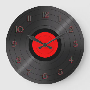 Horloge murale de disque vinyle