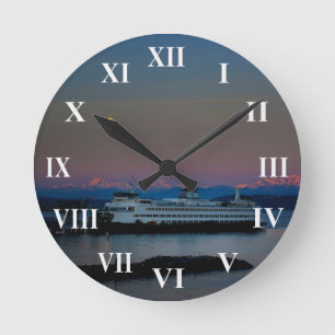Horloge murale de ferry et de lune