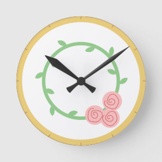 Horloge murale de fleur